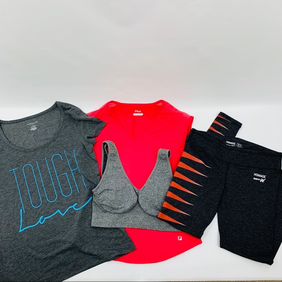 Fila Tops - Fila Material Girl CMX Homage Activewear Bundle
